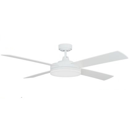 best white ceiling fan with light