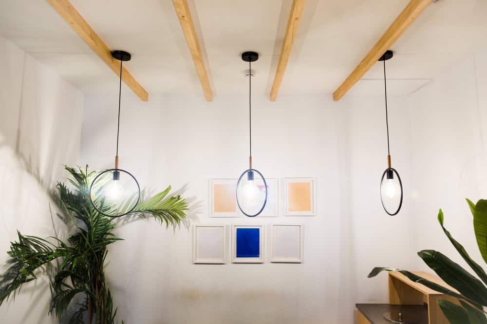 pendant light used in room 