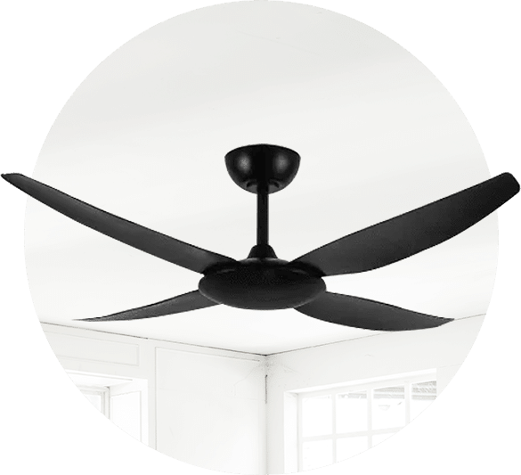 ceiling fan with installation