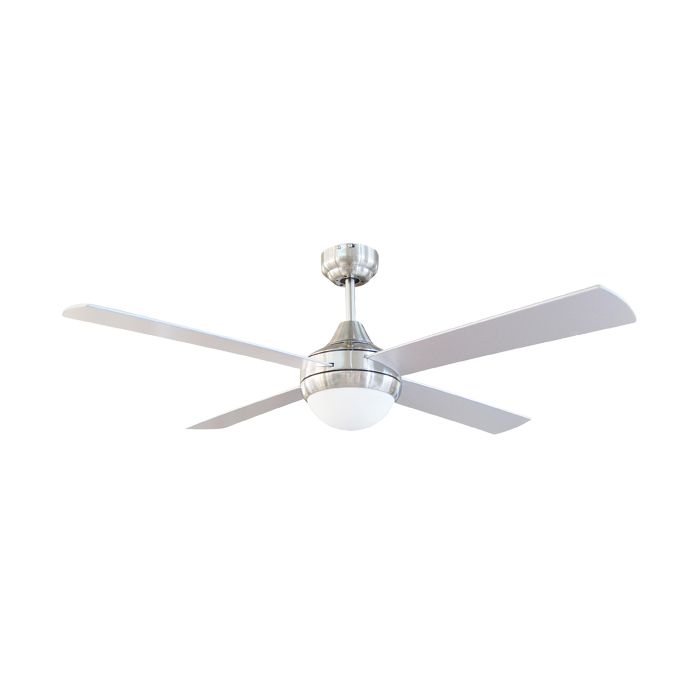 white ceiling fan by tempo