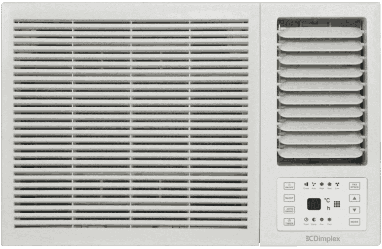 Reverse window box air conditioner