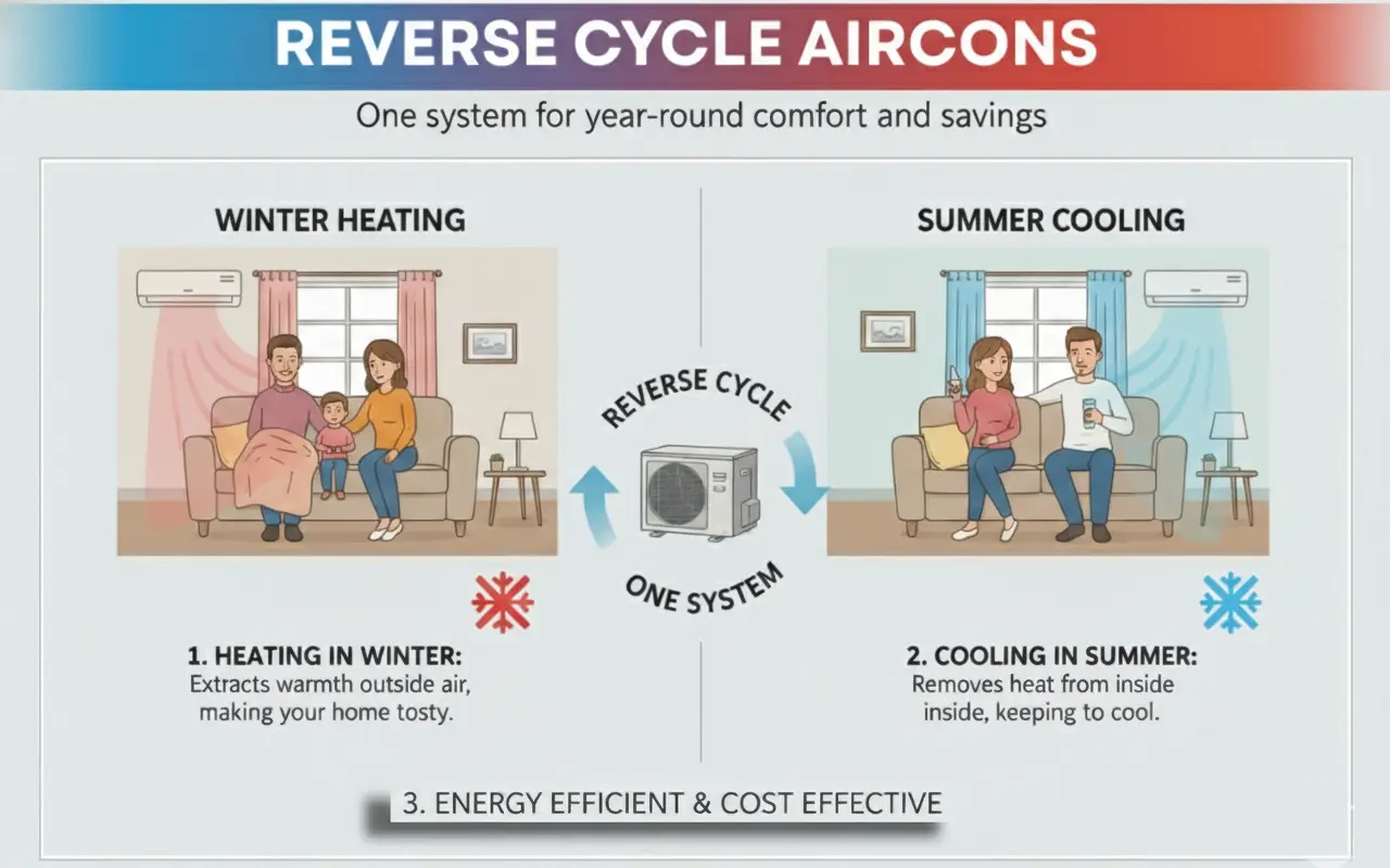 What is Reverse Cycle Air Conditioning | How It Works, Pros & Cons (2025)