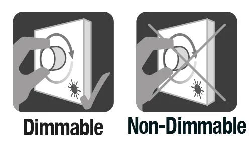 Dimmable vs non-dimmable downlights