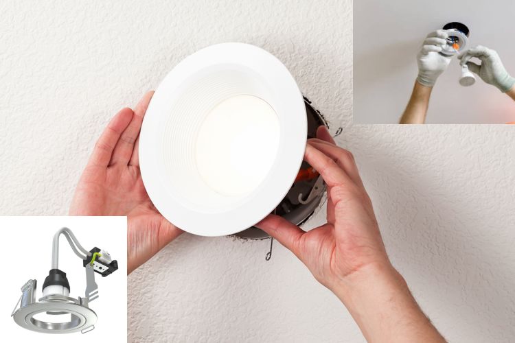 how to remove a downlight from ceiling
