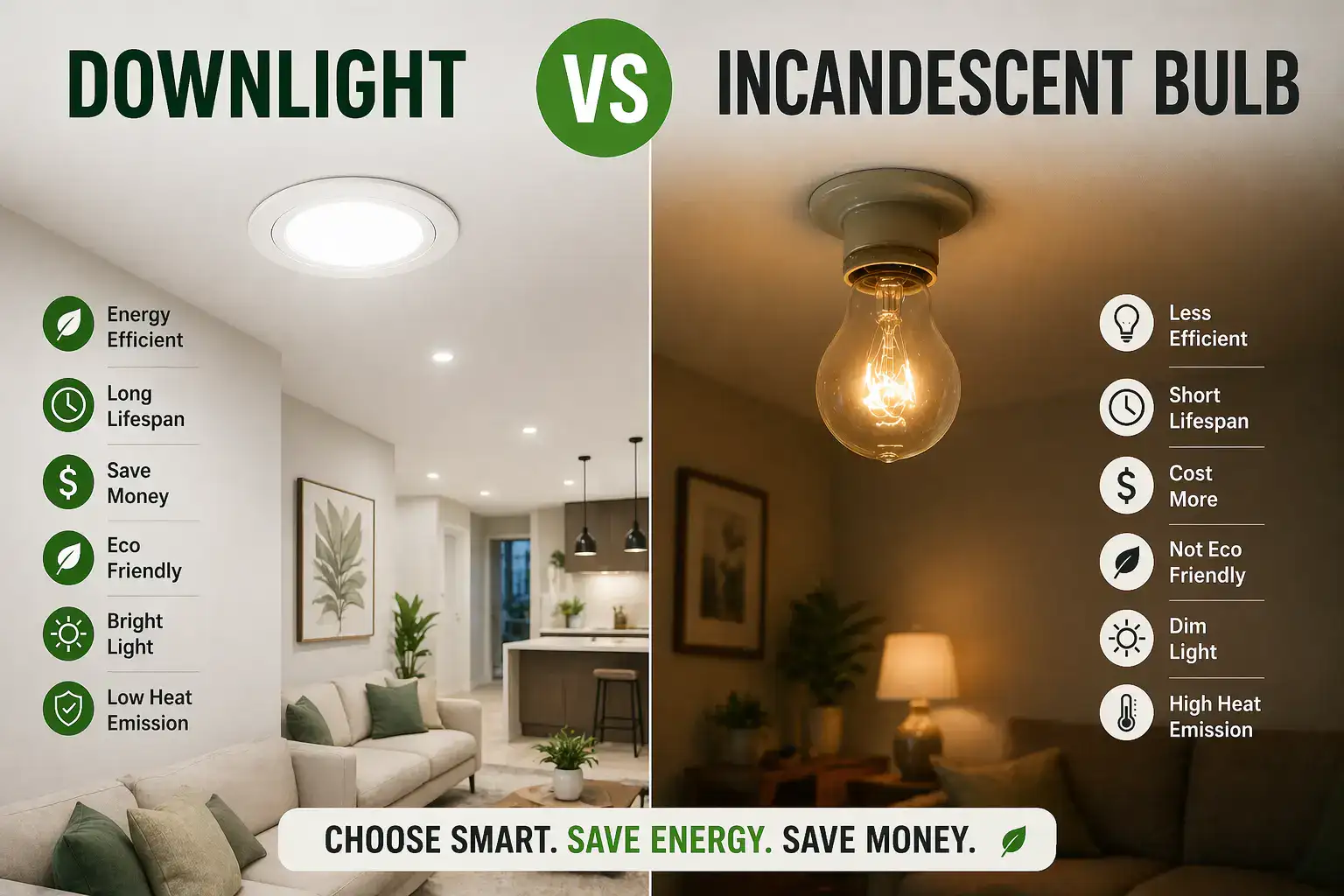 LED vs Incandescent Bulbs