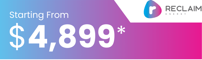 Reclaim heat pump hot water price starting at 5399