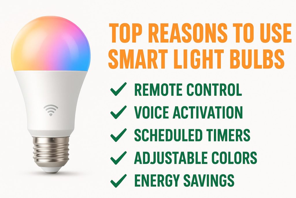 top reasons to use smart light bulbs