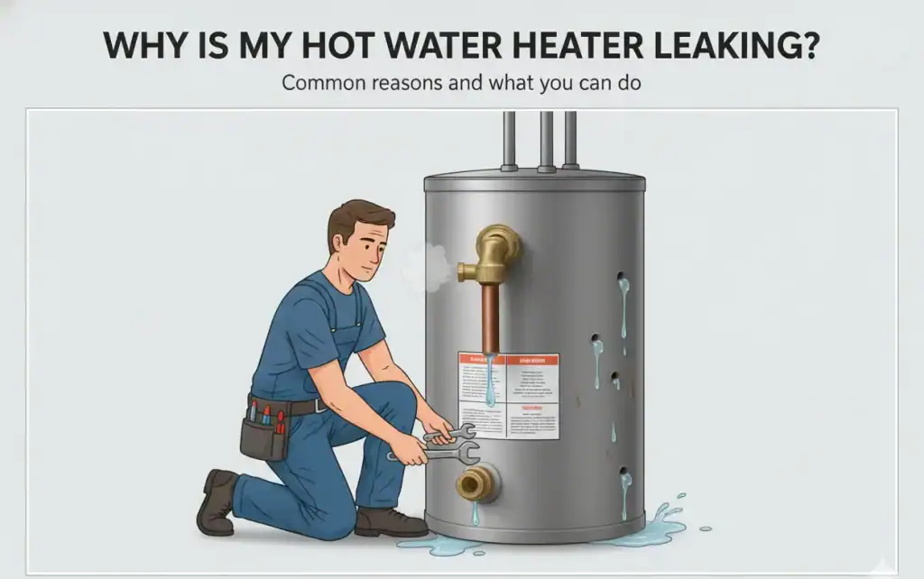 why is my water heater leaking