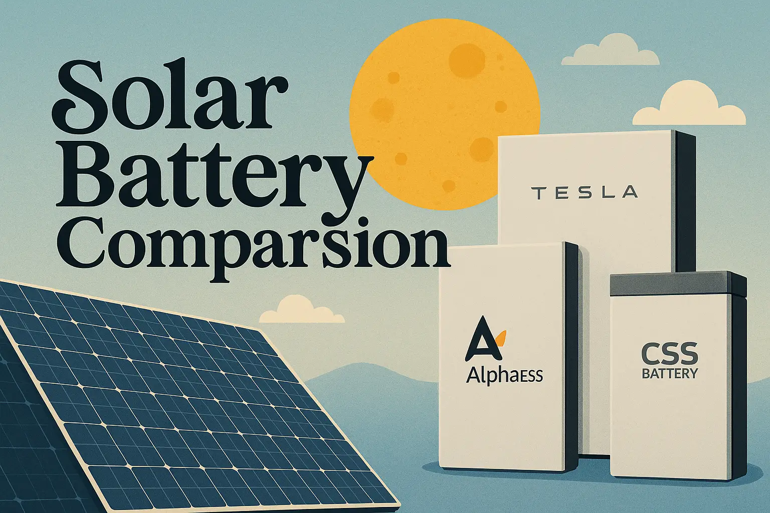 Solar Battery Comparison: What is the best solar battery in Australia