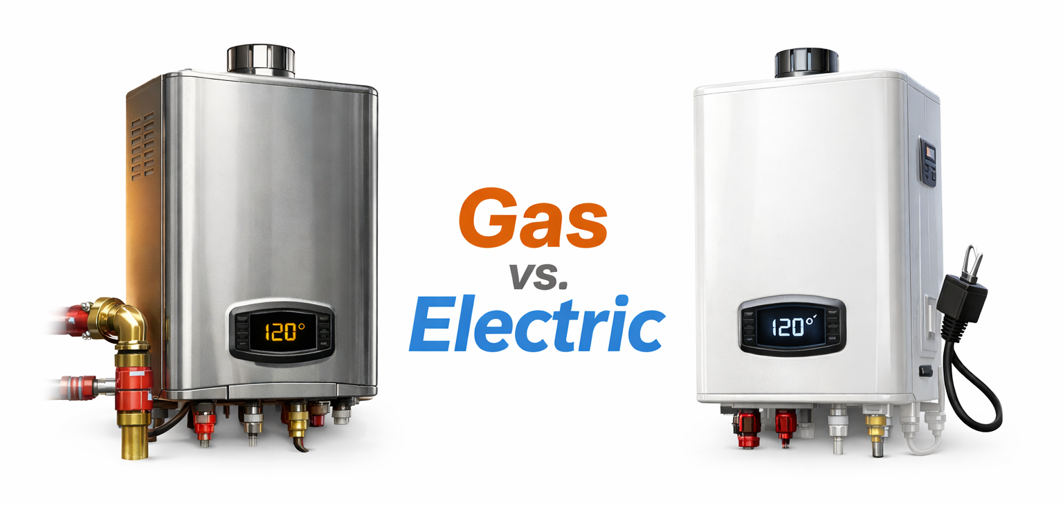 Gas vs. Electric Tankless Water Heaters: Which Is Right For You?