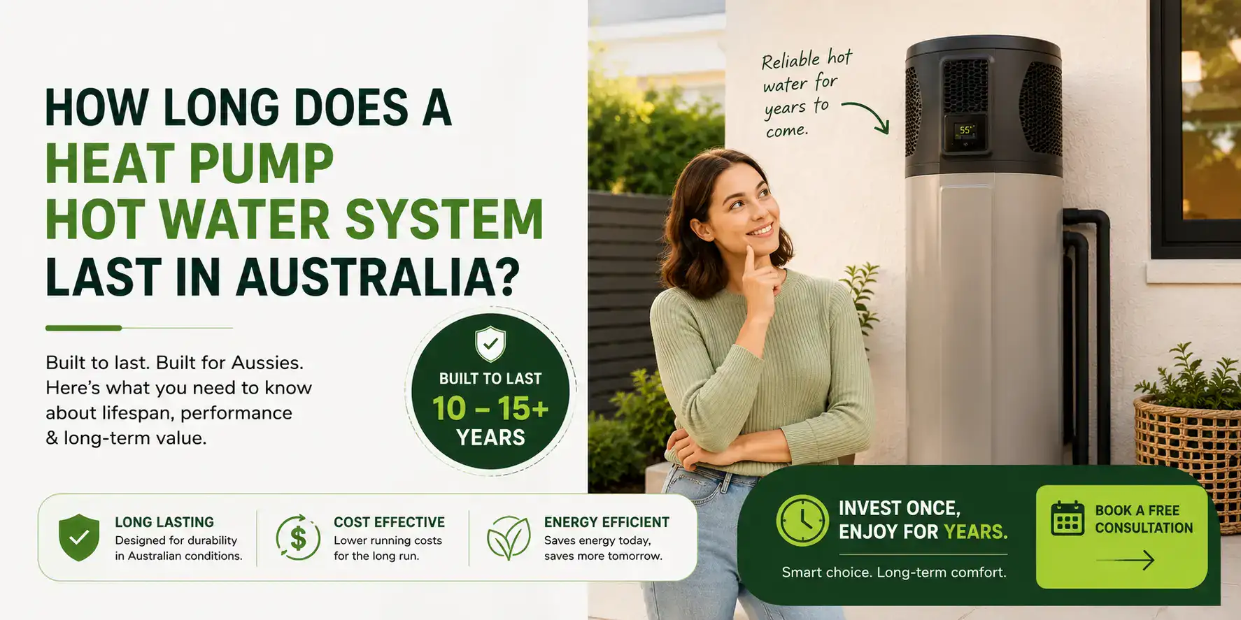 How Long Does a Heat Pump Hot Water System Last in Australia?