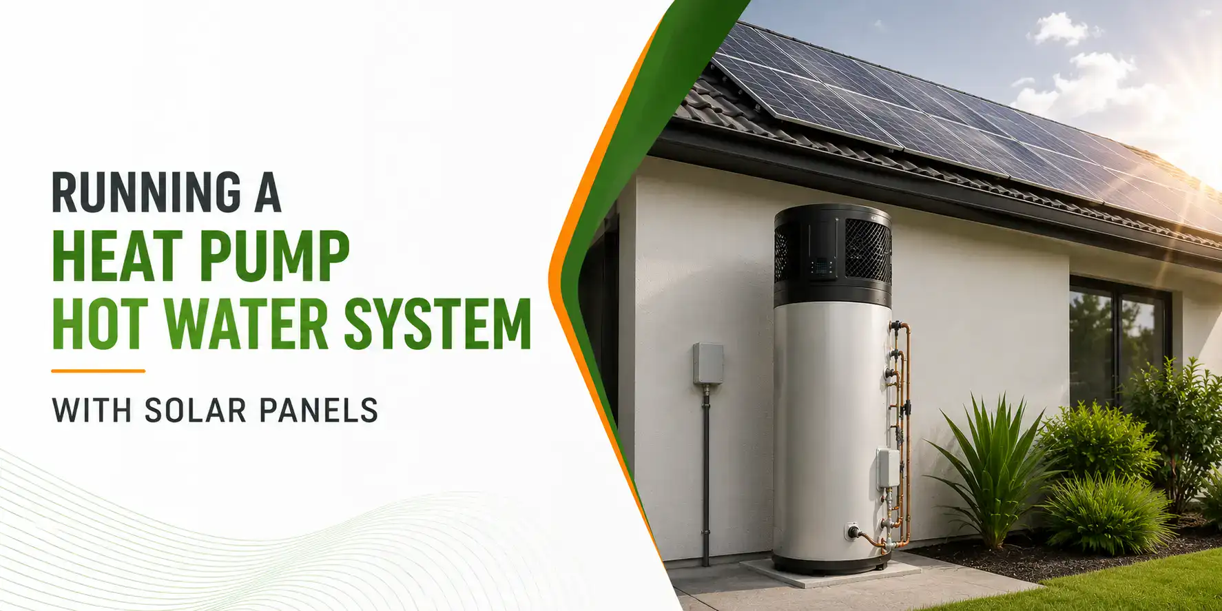 Running a Heat Pump Hot Water System with Solar Panels