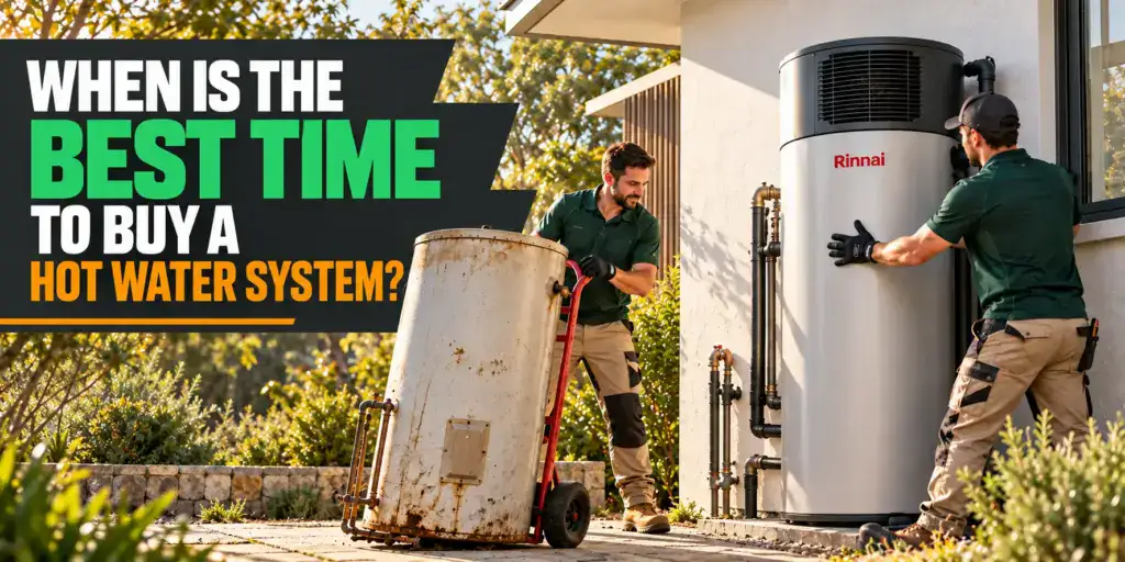 hvac technicians replacing water heater tank